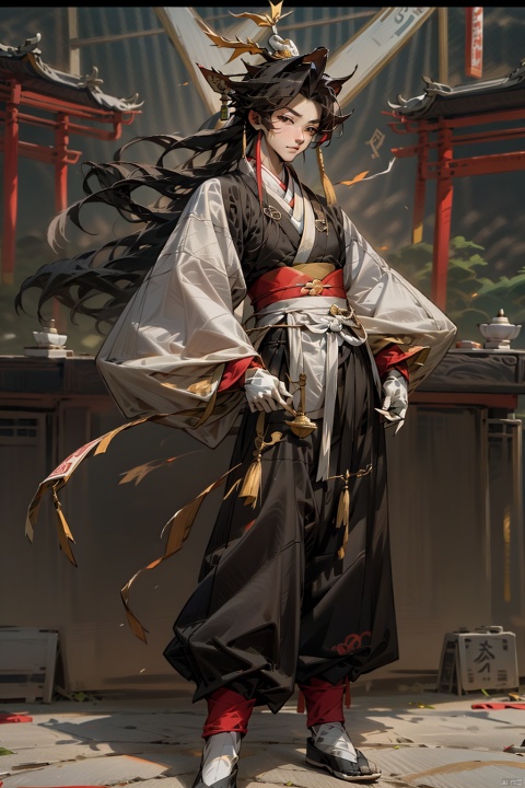 solo, long hair, looking at viewer, black hair, long sleeves, 1boy, standing, full body, male focus, outdoors, japanese clothes, wide sleeves, black footwear, tree, chinese clothes, hanfu, Kung fu moves, Wen Dao Sheng Zun,(bx:1.2), xiaosheng, jznssw, taoist priest,Multi energy text,white socks,Energy pairing,Glowing Text,Transparent text, Ancient China_Indoor scenes, zhifu xianling, boy, 1 boy, bx, 372089, cyberpunk, mecha