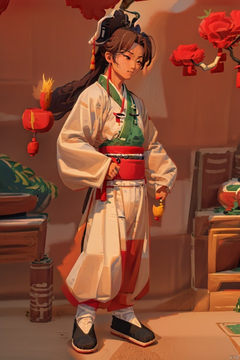 solo, long hair, looking at viewer, black hair, long sleeves, 1boy, full body, male focus, outdoors, japanese clothes, wide sleeves, black footwear, tree, chinese clothes, hanfu, Kung fu moves, Wen Dao Sheng Zun,(bx:1.2), xiaosheng, jznssw, taoist priest,Multi energy text,white socks,Energy pairing,Glowing Text,Transparent text, Ancient China_Indoor scenes, zhifu xianling, boy, xinyue, gchf