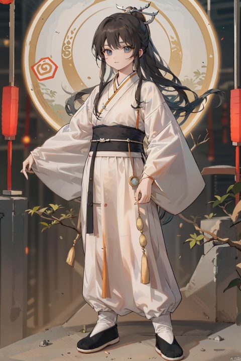 solo, long hair, looking at viewer, black hair, long sleeves, 1boy, standing, full body, male focus, outdoors, japanese clothes, wide sleeves, black footwear, tree, chinese clothes, hanfu, Kung fu moves, Wen Dao Sheng Zun,(bx:1.2), xiaosheng, jznssw, taoist priest,Multi energy text,white socks,Energy pairing,Glowing Text,Transparent text, Ancient China_Indoor scenes, zhifu xianling, boy, 1 boy, bx, 372089, cyberpunk, mecha, cyborg