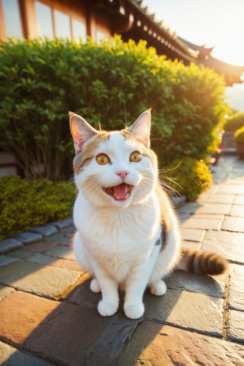 cat, happy smile, soft light, light on face, dynamic posture, BREAK((solo, 1cat, adorable , young cat, cute cat, short hair), (full body:1.35), dynamic angle, detailed shadow, detailed lightning, (wide view, wide-angle lens)), BREAK(cozy, outdoor, , firstSunrise,outdoors,mount fuji,mountainous horizon,sunrise,sunset,sunlight,city,ocean), BREAK(, extremely detailed, CG, 8k Amazing, finely detail, (masterpiece:2.0, best quality), (intricate details, depth of field)), RAW photo, 8k UHD,
,poakl cartoon newyear style