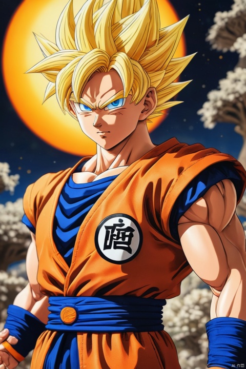  anime style, perfect illustration, DragonBall, (best quality, perfect masterpiece, Representative work, official art, Professional, high details, Ultra intricate detailed:1.3)
