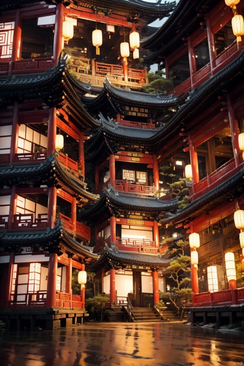 AgainGuofengStyle,east asian architecture,