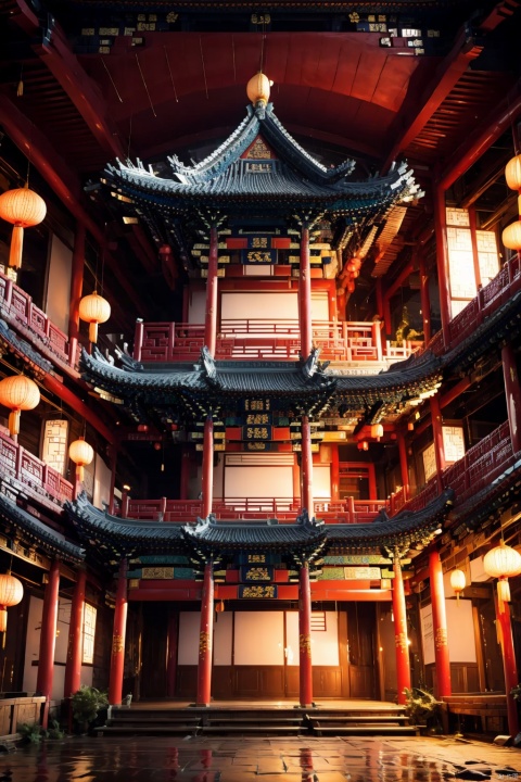 AgainGuofengStyle,east asian architecture,