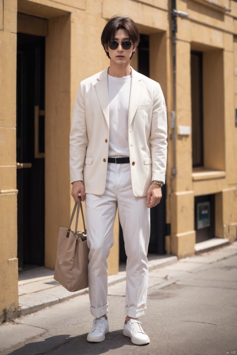 man,white clothes, AgainMaleA3
