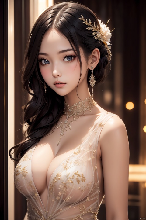  extremely high-quality,1girl,,a beautiful face,evening_gown,