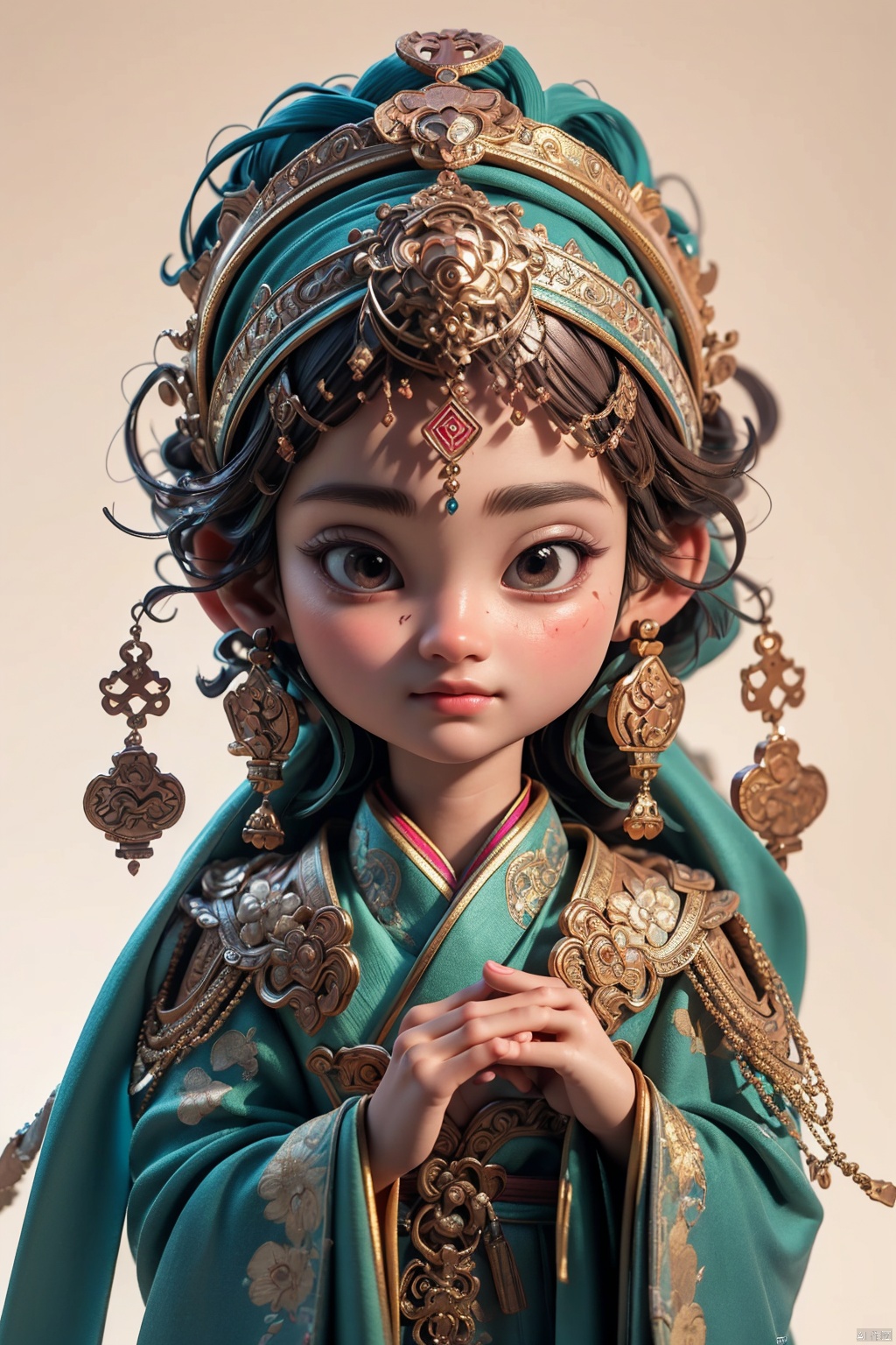 jingju,1gril,upper body,(high quality), best quality, (4k), 8k, super detailed, (full detail), (masterpiece), (realistic), super detailed,(Exquisite details) ,intricate, bright, five fingers,