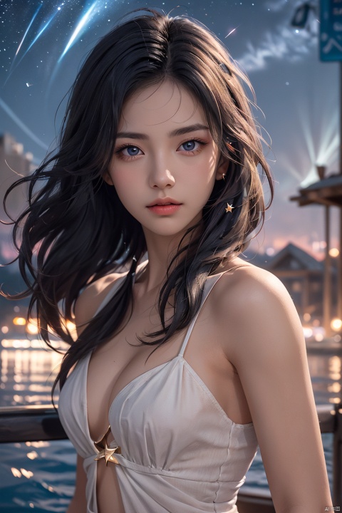  {{best quality}}, {{masterpiece}}, {{ultra-detailed}}, {illustration}, {detailed light}, {an extremely delicate and beautiful}, a girl, {beautiful detailed eyes}, stars in the eyes, messy floating hair, colored inner hair, Starry sky adorns hair, depth of field