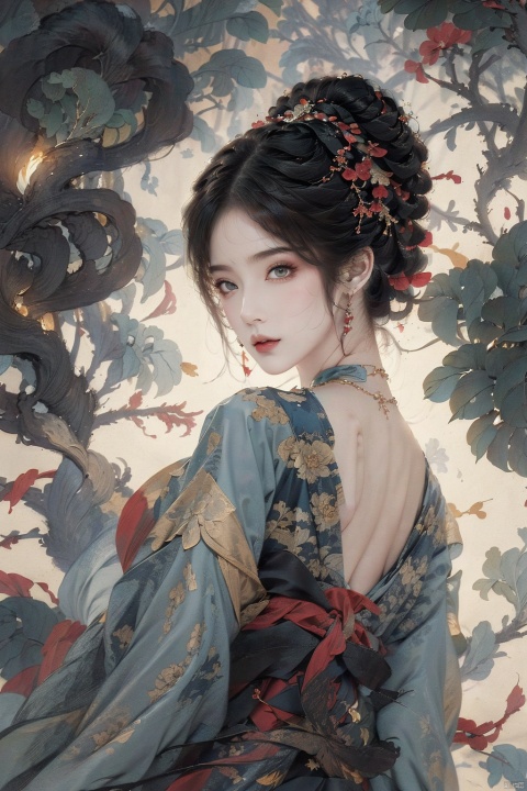  ,(masterpiece, top quality, best quality, official art, beautiful and aesthetic:1.2),(1girl:1.4),extreme detailed,(joshua middleton comic cover art:1.1),(Action painting:1.2),(concretism:1.2),theater dance scene,(hypermaximalistic:1.5),colorful,highest detailed,