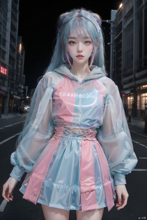 1girl, yunqing, linghua, caiyi, see-through, tutututu, asuka cosplay costume