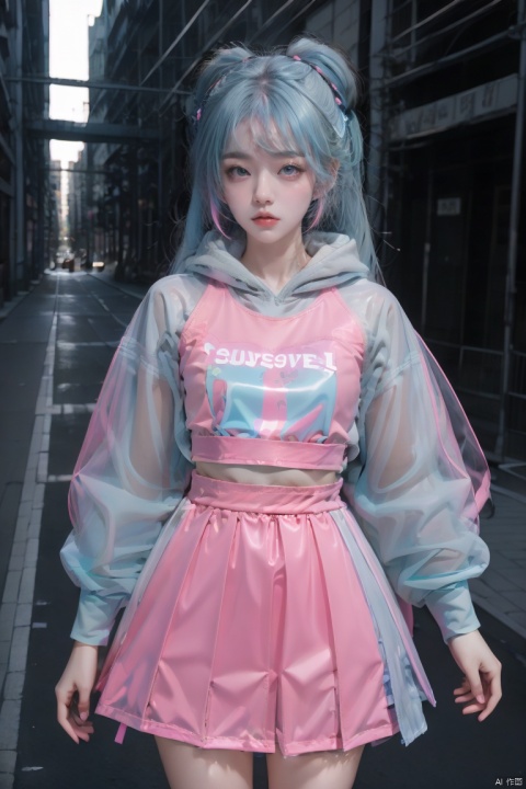  1girl, yunqing, linghua, caiyi, see-through, tutututu, asuka cosplay costume