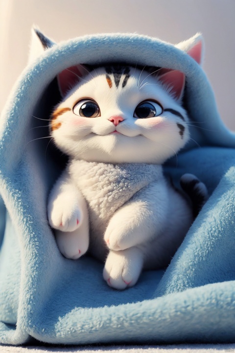  , 3d stely,cat ,sexy,blanket,young