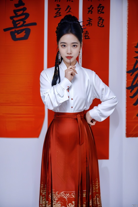 (global illumination, reality,ray tracing, HDR, unreal rendering, reasonable design, high detail, masterpiece,best quality, ultra high definition, movie lighting),
1girl,outdoor,looking_at_viewer,side_blunt_bangs,china_dress,chinese_style,big breasts,pose,solo,1girl,black hair,black eyes, hanfu