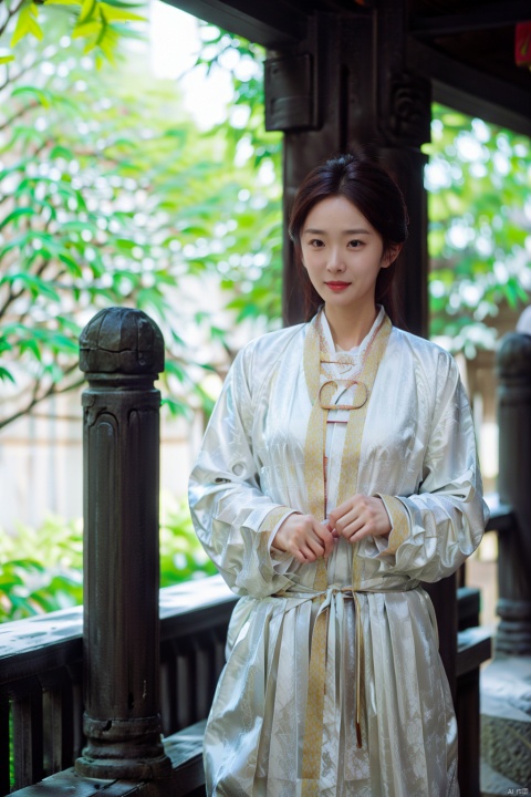  1girl, no makeup,  hanfu ming