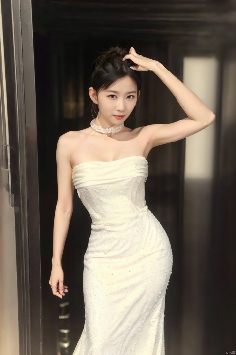(global illumination, reality,ray tracing, HDR, unreal rendering, reasonable design, high detail, masterpiece,best quality, ultra high definition, movie lighting),
1girl,outdoor,looking_at_viewer,side_blunt_bangs,china_dress,chinese_style,big breasts,pose,solo,1girl,black hair,black eyes, ,lifu