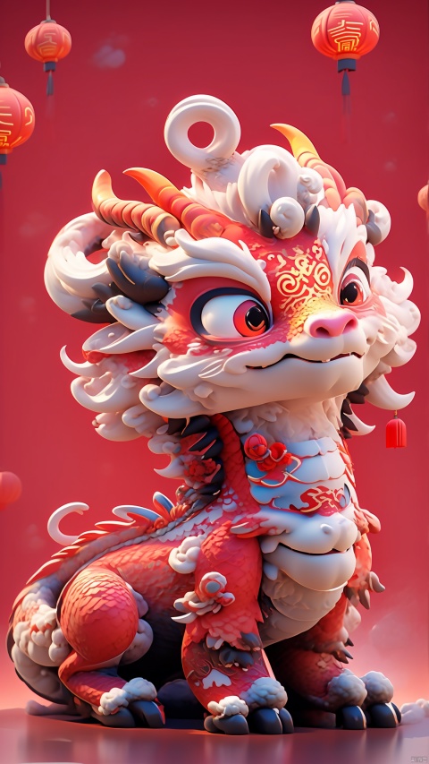  Masterpiece,best quality,4k,Chinese New Year,red background,festive atmosphere,dragon illustration,detailed character design,
CGSociety,3D 8K HD Trend on ArtStation,China Dragon Dou,Goldfoilpainting,
,HTTP, niji color,furry sheep,
