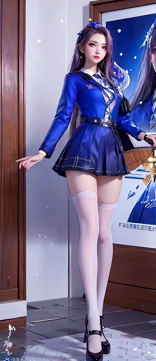  Best quality, masterpiece, illustration, (reflected light), unbelievable absurdity, (movie poster), (signature: 1.3), (English text: 1.3), 1 milf, mature woman, mature woman, woman, {an extremely exquisite and beautiful}, ((Shun Fa, straight hair)),+@/
Shiny red eyes, ((Feng's eyes, tsurime's eyes,)), long hair, small breasts, movie lighting, vIolume lighting, flowering effect, movie lighting, light particles, perfect body, highly detailed, detailed, ray tracing, detailed body, solo, perfect hand, ((Shiny red eyes, no emotion, no expression. Colorful flowers, flowers around her, all kinds of flowers, () plastic surgery, medium lens, straight hair, shunfa, beautiful blue sky))), () long hair, straight hair, cigarettes, white high heels, black shoes and socks, sweater, mary janes, pleated skirt, Yamiko, plaid skirt, serafuku, Navi. White tall tube, suit, shirt, hx, fuqu, 1girl