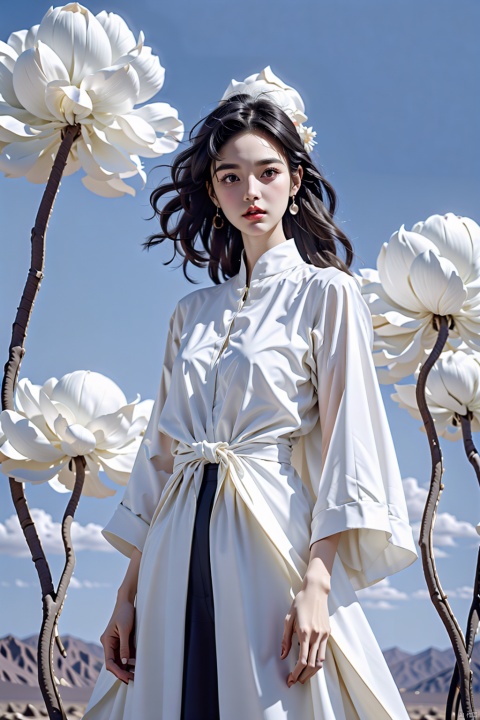  full body, woman,moyou,Beautiful Chinese Women,black beauty,cinematic photo official art,unity 8k wallpaper,ultra detailed,aesthetic,masterpiece,best quality,photorealistic,entangle,mandala,tangle,entangle,1girl,cowboy shot,ecstasy of flower,dynamic angle,the most beautiful form of chaos,elegant,a brutalist designed,vivid colours,romanticism,atmospheric . 35mm photograph, film, bokeh, professional, 4k, highly detailed, skin detail realistic, ultra realistic, Nebula