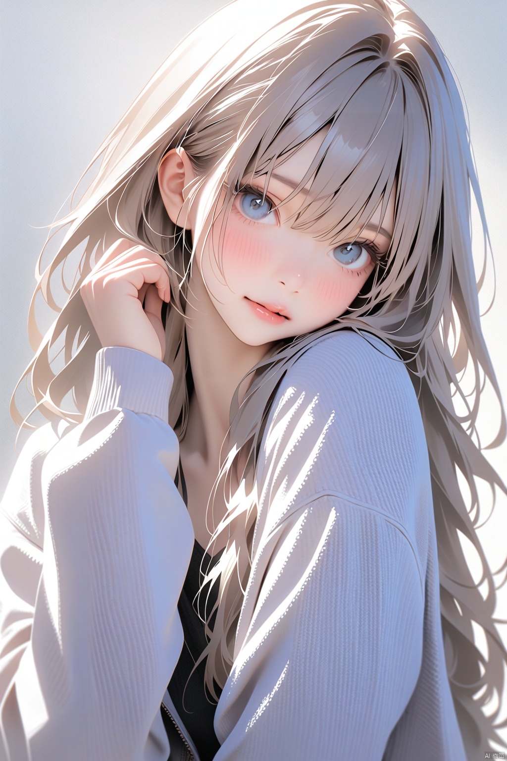 1girl,
white background,
ultra-detailed,best quality,(masterpiece),