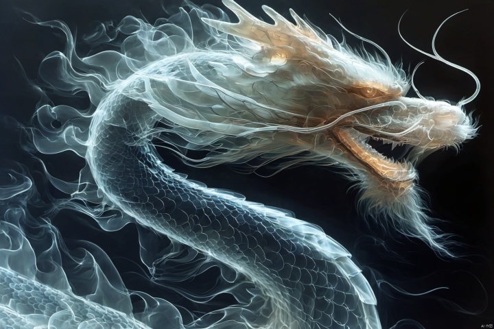  masterpiece,best quality,dragon, x-ray, no humans, simple background, solo, animal, from side, shining eyes,flying,eastern_dragon
