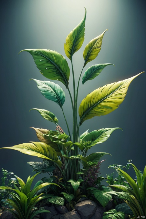  Magic Plants, 3d render, intricate, (best quality, masterpiece, Representative work, official art, Professional, unity 8k wallpaper:1.3)