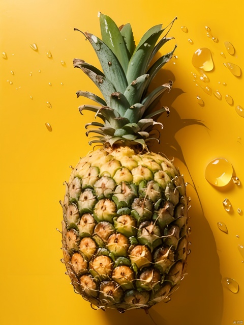 pineapple,Yellow background, SGST
