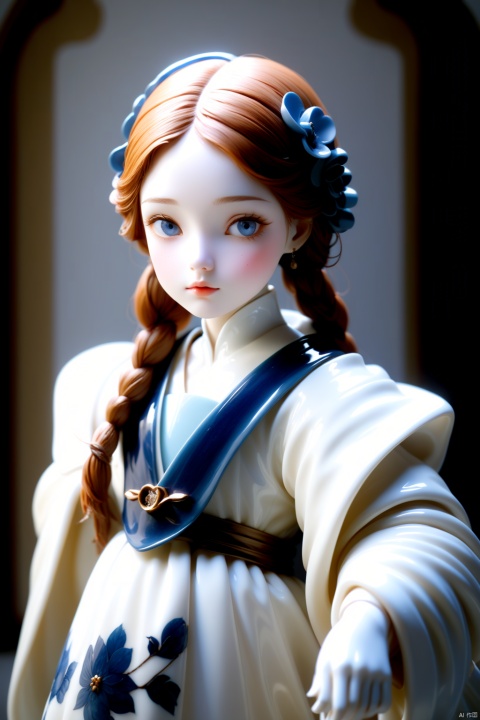 a girl, porcelain