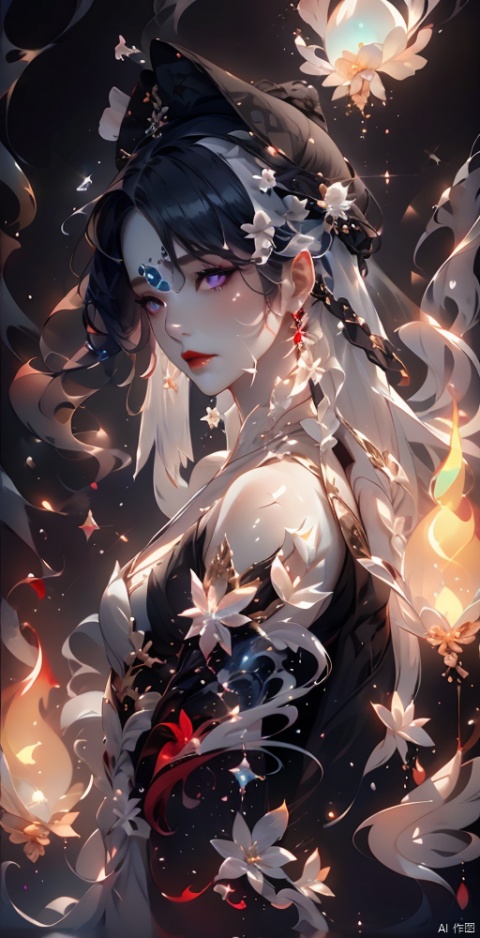  A girl, bust, delicate makeup, Half-length photo,Face close-ups, colorful hair,Red lips, delicate eye makeup,colorful hair,purple eyes, blue hair,fair skin, blisters, glowing jellyfish,(white background:1.4), fantasy style, beautiful illustration, White shiny clothes,complex composition, floating long hair, seven colors,Keywords delicate skin, luster, liquid explosion, Elegant clothes, Glowing shells,glowing seabed,streamer,1girl,smoke,colorfulveil,colorful,Shifengji,
( Best Quality: 1.2 ), ( Ultra HD: 1.2 ), ( Ultra-High Resolution: 1.2 ), ( CG Rendering: 1.2 ), Wallpaper, Masterpiece, ( 36K HD: 1.2 ), ( Extra Detail: 1.1 ), Ultra Realistic, ( Detail Realistic Skin Texture: 1.2 ), ( White Skin: 1.2 ), Focus, Realistic Art,fantasy,girl, greendesign