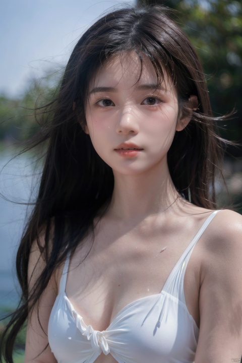  solo,masterpiece,highest quality,exquisite details,amazing art,realistic details,pretty face,real skin,8K,RAW,movie lighting,soft light,shallow depth of field,bokeh,dreamy,zuoer,A girl,long hair,black hair,at the beach,wearing a white transparent bikini,peeped nipples,cute face,face full of sweat,sun glare,camera halo,bust,sexy girl,in summer,available light,wet_swimsuit,bikini_top_removed,cleavage,, best quality , masterpiece, illustration, an extremely delicate and beautiful, extremely detailed ,CG,unity,8k wallpaper, Amazing, finely detail, masterpiece, best quality,official art,extremely detailed CG unity 8k wallpaper,absurdres, incredibly absurdres, huge filesize , ultra-detailed, highres, extremely detailed,beautiful detailed girl, extremely detailed eyes and face, beautiful detailed eyes,light on face, 1 girl