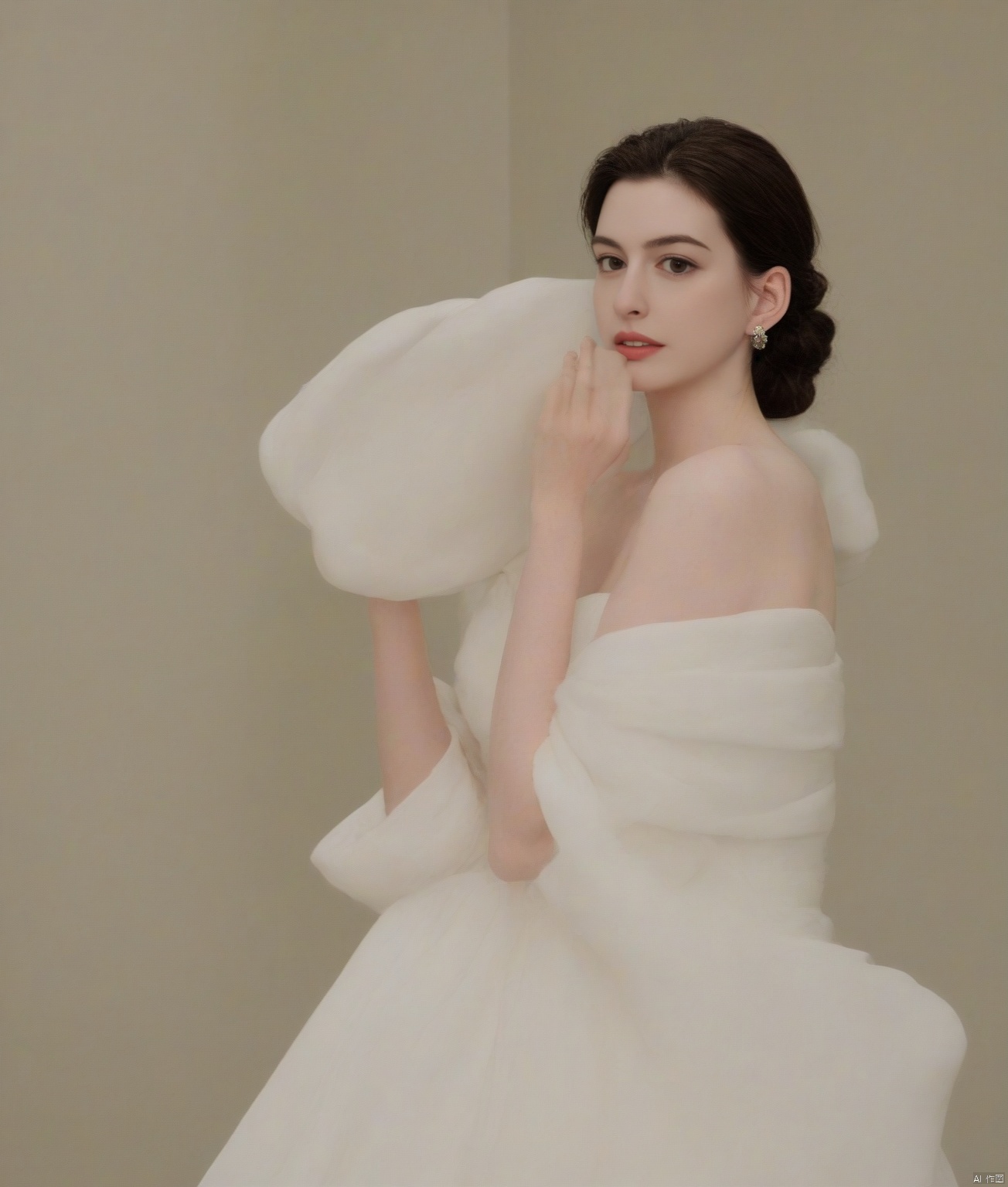  1girl ,Anne Hathaway