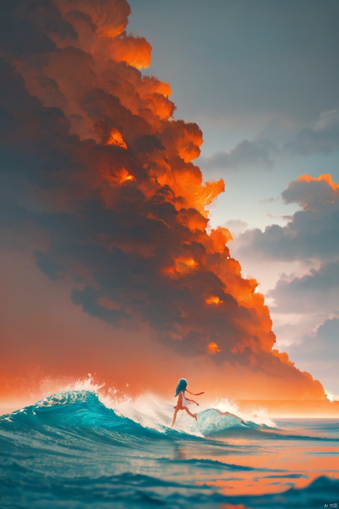 orange theme,
depth of field,focused,foreshortening,(otherworldly, otherworldly atmosphere, otherworldly appearance),highly insanely detailed,masterpiece,top quality,best quality,highres,4k,8k,RAW photo,
ayanami rei,1girl,solo,dress,short hair,sky,white dress,cloud,red_ocean,red eyes,outdoors,beach,blue hair,waves,red_water,barefoot,wading,looking at viewer,horizon,arms behind back,walking,bare shoulders,red theme,sleeveless,sundress,cloudy sky,blue sky,day,from side,bare legs,
Romanticism,textured skin,(fantasy world),bioluminescence plankton,
