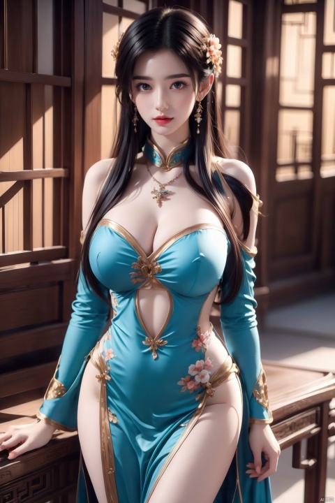  1girl, long hair, breasts, looking at viewer, hair ornament, long sleeves, dress, cleavage, indoors, wide sleeves, white dress, chinese clothes, table, realistic, Hanfu,(huge and full breasts: 1.3), (full breasts), necklace, tree, outdoor, outside,Flower Sea, Cliff Edge, full body, Bare shoulders,white hair, black hair,Headbands,swing,waterfall, , solo

robe
veil
cloak
jewelry
standing
lake
Light green mixed with light gray style hair, yifu, han style,dress

 white Chinese style dress
Off white Chinese style dress
Light Chinese orange style dress
Blue and blue Chinese style dress

(completely naked), (a naked girl), tiandunv, hanfu,, sdmai, fengwu,ru_qun, qingyi, yunxi, yuechan, mds-hd, ultra realistic 8k cg, Light master, flawless, babata, clean, chinese dress