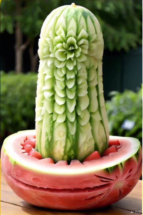 (penis:1.3),watermeloncarving