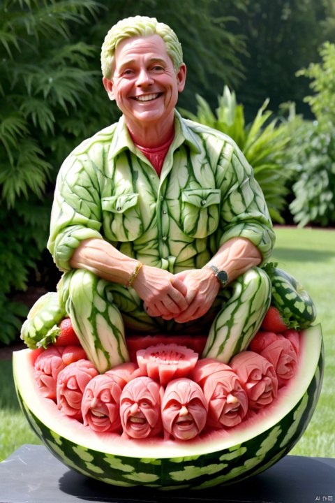  1man,watermeloncarving
