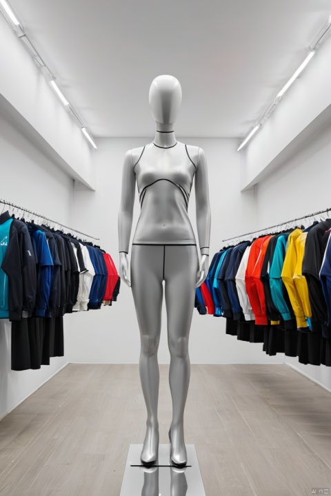 1Mannequin wearing sportswear