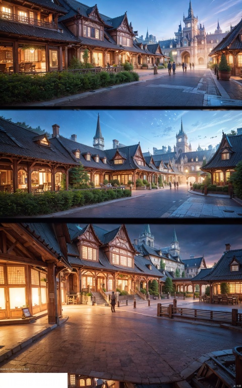 Color (Fantasy), (Hayao Miyazaki style), sky city, (irregular building floating in the air), patchwork houses, flower decorations, lights, concept art inspired by Andreas Rocha, Artstation contest winner, fantasy art, ross tran, light shafts, realistic lighting, masterpiece, high quality, beautiful graphics, high detail, masterpiece, high quality, beautiful graphics, high detail