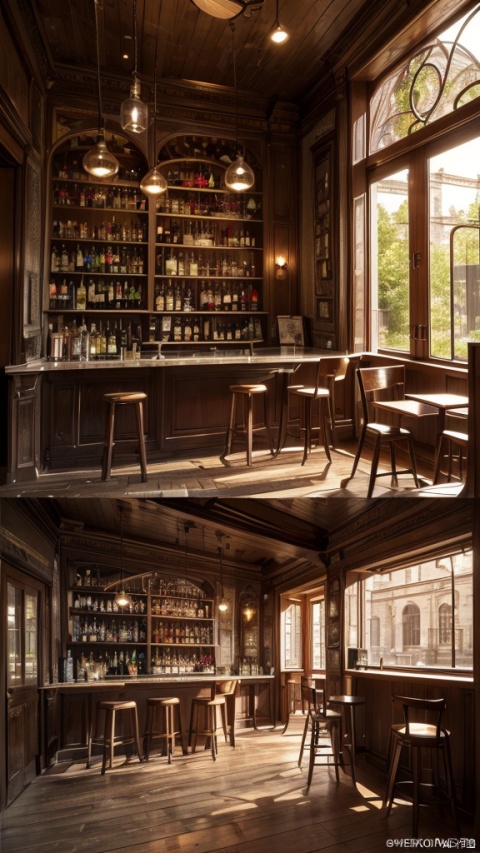 ((highest resolution, top quality, ultra details)), (photorealistic:1.5), (no humans, scenery), (Wales), (in old bar saloon), (evening), lora:more_details:1.5, lora:more_details:#