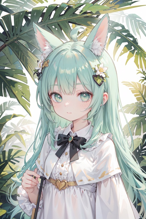1 bunny, solo, unicorn horn, majestic, rainforest background, green eyes, long body, fluffy, tiny wings, more_details:-1, more_details:0, more_details:0.5, more_details:1, more_details:1.5, slime, more_details:-1, more_details:0, more_details:0.5, more_details:1, more_details:1.5, slime