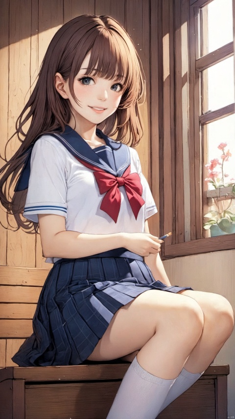school uniform, smile, tachibana marika