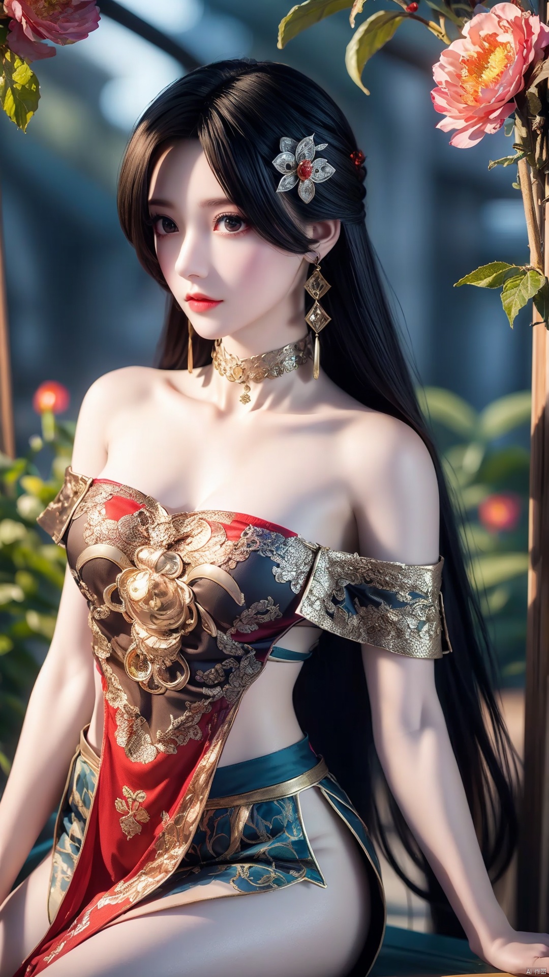  A girl,silk,cocoon,spider web,Solo,Complex Details,Color Differences,Realistic,(Moderate Breath),Off Shoulder,Eightfold Goddess,Pink Long Hair,White Headwear,Hair,Earrings,Perfect Fit,Choker,Dim Lights,cocoon,transparent,jiBeauty,1girl,flowers,mtianmei,Look at the camera.,flowing skirts,Giant flowers,pld,(((Above calf)))，A fruit plate with dragon fruit slices, blueberries, orange segments, watermelon, kiwi and strawberries, super realistic food pictures,, Randy Post, hyper realistic &quot;, hyper realistic&quot;, high res photo