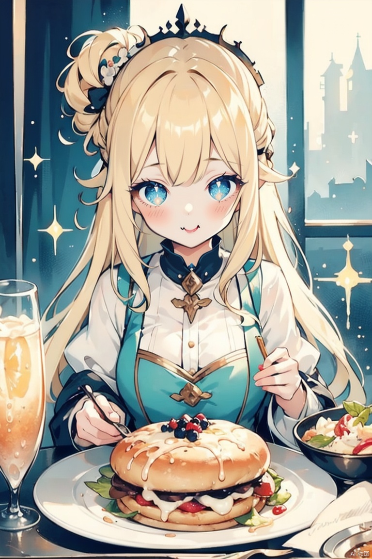  1girl，food, fantasy food, very cute, cute colors, sparkling, adorable, tasty, unusual