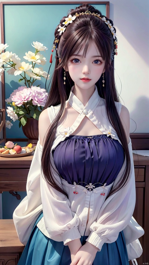  1 girl, purple hair, (brown eyes), (extremely exquisite and beautiful), ((purple and blue clothes)),meteor, meteor shower, (super large moon), (blue moon), comet, flower sea, many flowers, flower sea facing the audience, front, solo, butterfly, flying butterfly, There are many butterflies,butterfly hair flower, perspective, half skirt, dreamy light, (8k, RAW photo, best quality, masterpiece: 1.2), (realistic, photo fidelity: 1.3), Ultra fine, ultra fine cg 8k wallpaper, (crystal textured skin: 1.2), white sweater, xuxin, 1girl，cartoon panda with a lot of food on a red background, mapo tofu cartoon, red panda on a propaganda poster, panda panda panda, inspired by Luo Ping, a beautiful artwork illustration, hand painted cartoon art style,inspired by Luo Mu, chinese new year in shanghai