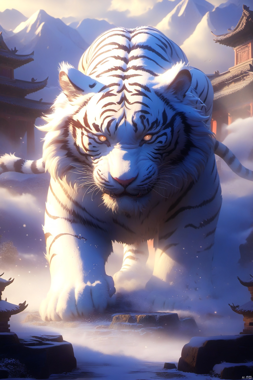  Chinese mythical beast White Tiger