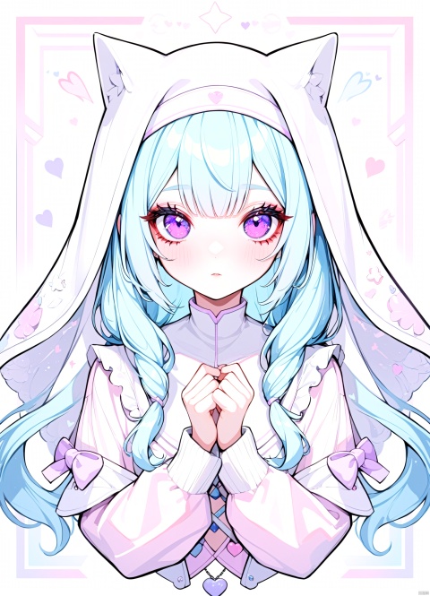 lora:beautifulDetailedEyes_v10:0.5, mirrornun, Kawaii, cute, pretty, anime, pastel, neon