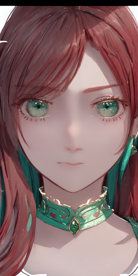 (masterpiece, best quality, ultra-detailed, best shadow), detailed background, (beautiful detailed face), high contrast, (best illumination, an extremely delicate and beautiful), ((cinematic light)), colorful, hyper detail, dramatic light, intricate details, ((vibrant colors)), 8k, anime, Beautiful red fox woman with red hair, emerald green eyes, more_details:0.5