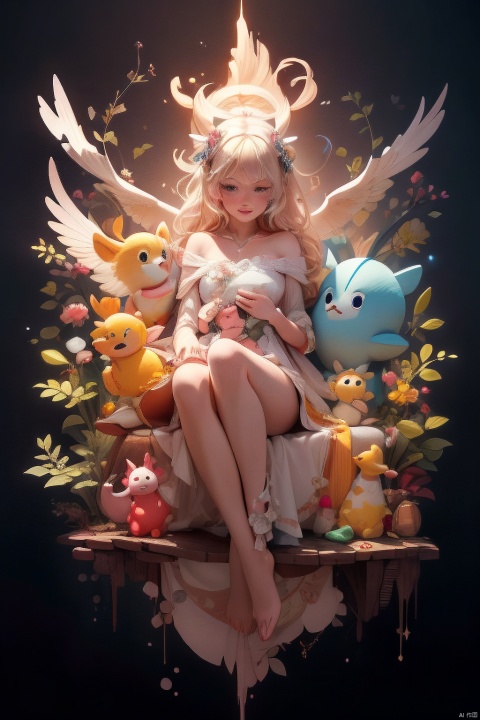  Extremely detailed CG Unified 8K wallpaper, ((masterpiece) , ((best quality)) , (super detail) , (best illustration) , (Best Shadow) , (Best Shadow) , (a very delicate and beautiful) ,A cute and technological IP with toys and babies as the theme
, 3d stely，colorful，high resolution, high contrast, high detail, high texture, texture surreal high quality graphics, super high quality, golden ratio