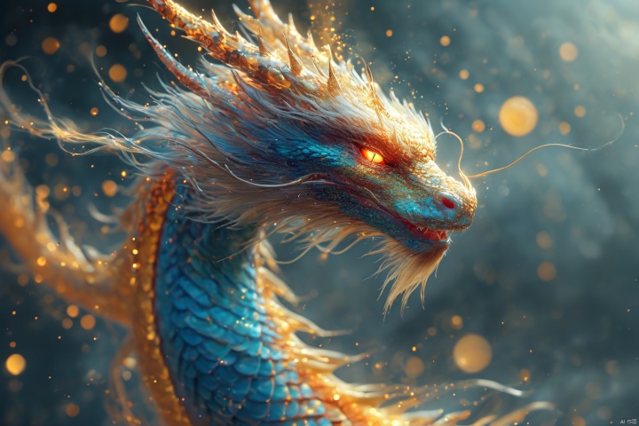  masterpiece,best quality,dragon, 
particles,dragon,no humans, simple background, solo, animal, from side, shining eyes,flying,eastern_dragon, particles,golden theme, dragon, mlonggwang