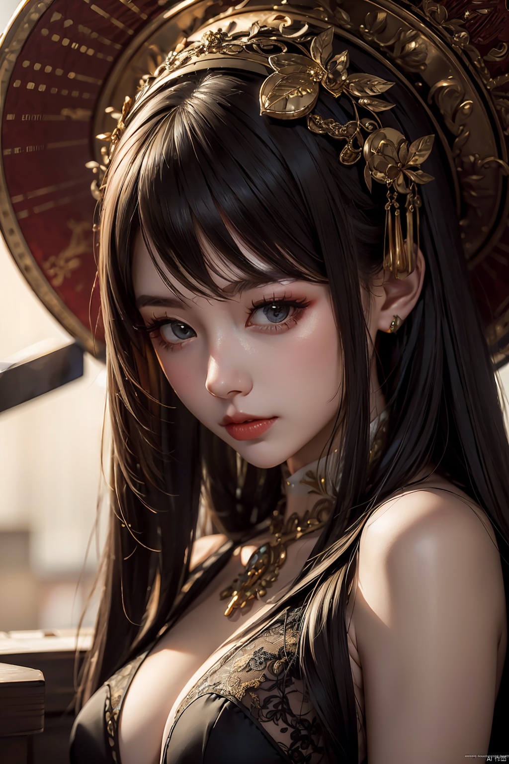 masterpiece,best quality,extremely detailed 8K wallpaper,1girl,gufeng,