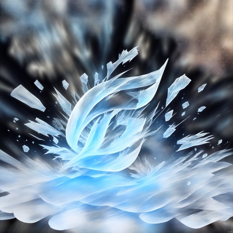  3DMMD, logo, water element, water,water, ice, bailing_ice_sculpture, clear back ground, white back ground, tubiao, 