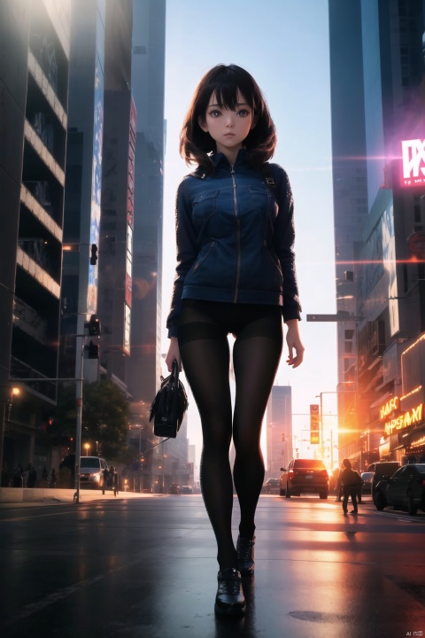  1girl,skinny,super long legs,pantyhose, movie scene, movie Lenses, Cinematic Lighting, Volumetric Lighting, Hyper Detailed, Highly Detailed, Ultra Detailed, Photorealistic, Surreal, Surreal, HD, IMAX, 8K Resolution, Super Resolution, Sharp Focus, Magnificent, Best Quality, Masterpiece.