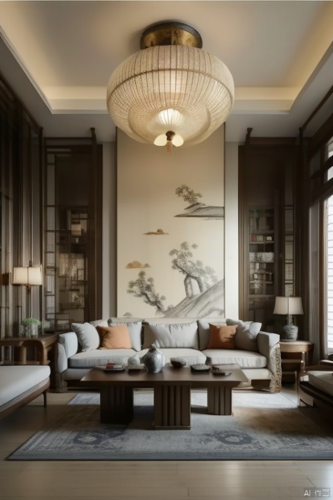 jianzhu, Chinese style living room